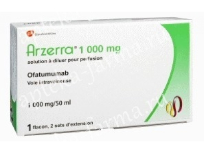 Image - Arzerra (ofatumumab) 1000 mg/50 mL concentrate for solution for infusion — original (GSK, United Kingdom)