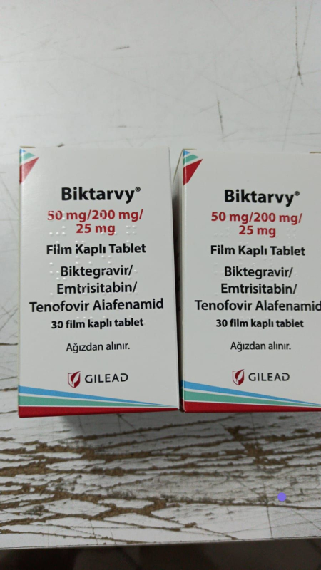 Biktarvy (bictegravir / emtricitabine / tenofovir alafenamide) tablets, 30 tablets — original (Gilead)