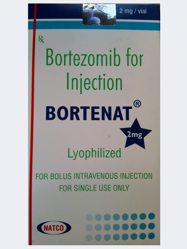 Bortezomib 2 mg powder for solution for injection, generic (Natco, India)