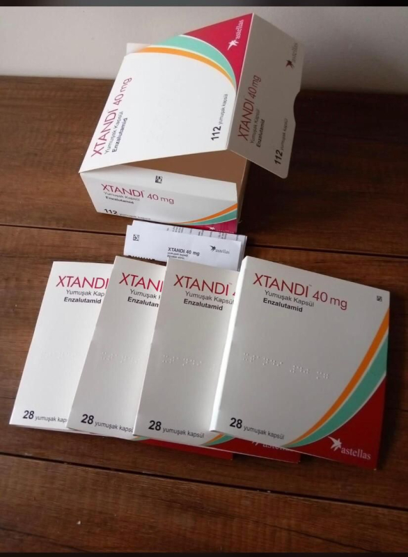 Xtandi (enzalutamide) 40 mg film-coated tablets, 112 tablets — original (Astellas, Netherlands)