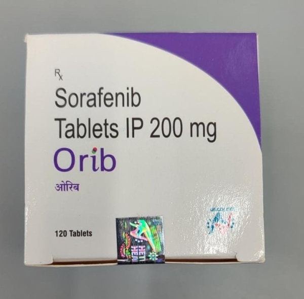 Nexavar, Sorafenib 200 mg tablets, 112 tablets — generic (India)