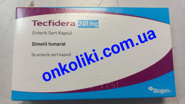 Tecfidera (dimethyl fumarate) 240 mg gastro-resistant capsules, 56 capsules