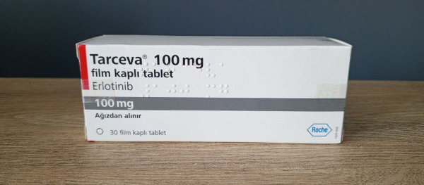 Tarceva (erlotinib) 150 mg film-coated tablets, 30 tablets — original (Roche, Switzerland)