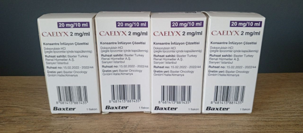 CAELYX 50 MG 1 FLK. ( doxorubicine lyposomal) original