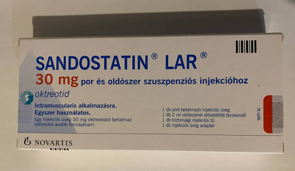 Sandostatin LAR (octreotide) powder and solvent for prolonged-release suspension for injection — original (Novartis, Switzerland)