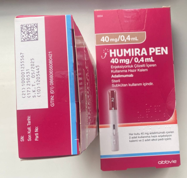 Humira (adalimumab) 40 mg pre-filled syringes, 2 syringes — original (AbbVie, Germany)