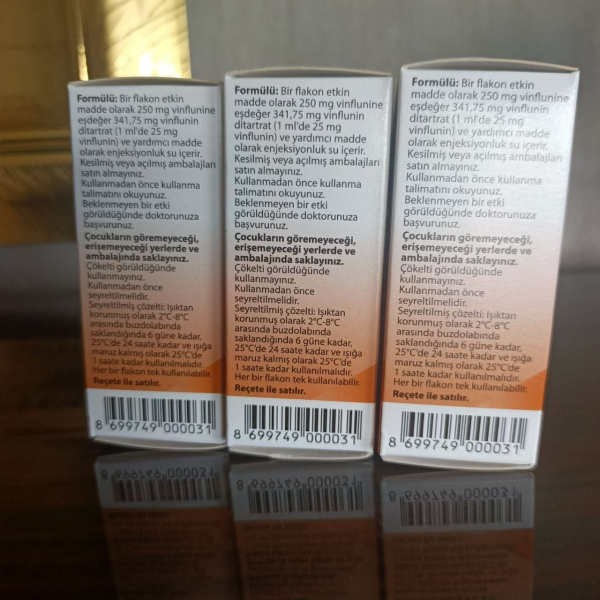 ჯავლორი 250 მგ/10 მლ (ვინფლუნინი) კონცენტრატი ინფუზიის ხსნარისთვის, 1 ფლაკონი (Pierre Fabre)