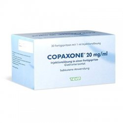 Image - Copaxone (glatiramer acetate) 40 mg/1 mL pre-filled syringes, 28 syringes — original (Teva, Israel)