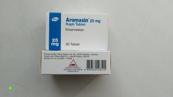 Aromasin (exemestane) 25 mg film-coated tablets, 30 tablets (Pfizer, Italy) — original