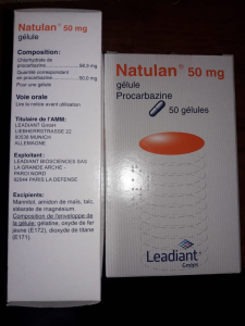 Image - Natulan (procarbazine) 50 mg capsules, 50 capsules — original (Germany)