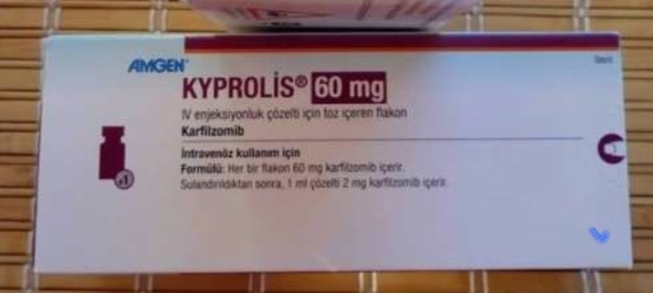 Kyprolis (carfilzomib) 60 mg powder for solution for infusion, 1 vial (Amgen)