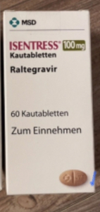 სურათი - იზენტრესი (რალტეგრავირი) 400 მგ ფილმით დაფარული ტაბლეტები, 60 ტაბლეტი (Merck Sharp & Dohme)