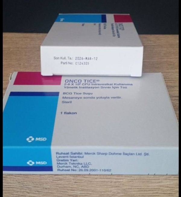 OncoTICE (BCG intravesical) powder and solvent for intravesical suspension — original (Organon, Netherlands)