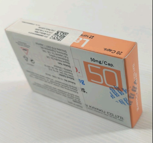 Lastet (etoposide) 50 mg capsules, 20 capsules (Japan) — original