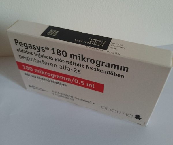 Pegasys (peginterferon alfa-2a) 180 micrograms/0.5 mL pre-filled syringes, pack of 4 — Austria