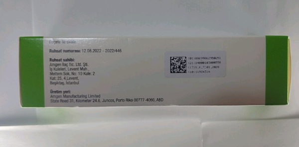 პროლია (დენოზუმაბი) 60 მგ/მლ ინექციის ხსნარი, 1 მლ წინასწარ შევსებული შპრიცი (Amgen)