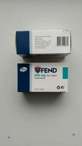 Image - Vfend (voriconazole) 200 mg film-coated tablets, 30 tablets — original (Pfizer, USA)