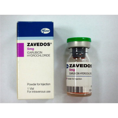 Zavedos (idarubicin) 5 mg powder for solution for injection — original (Pfizer, USA)